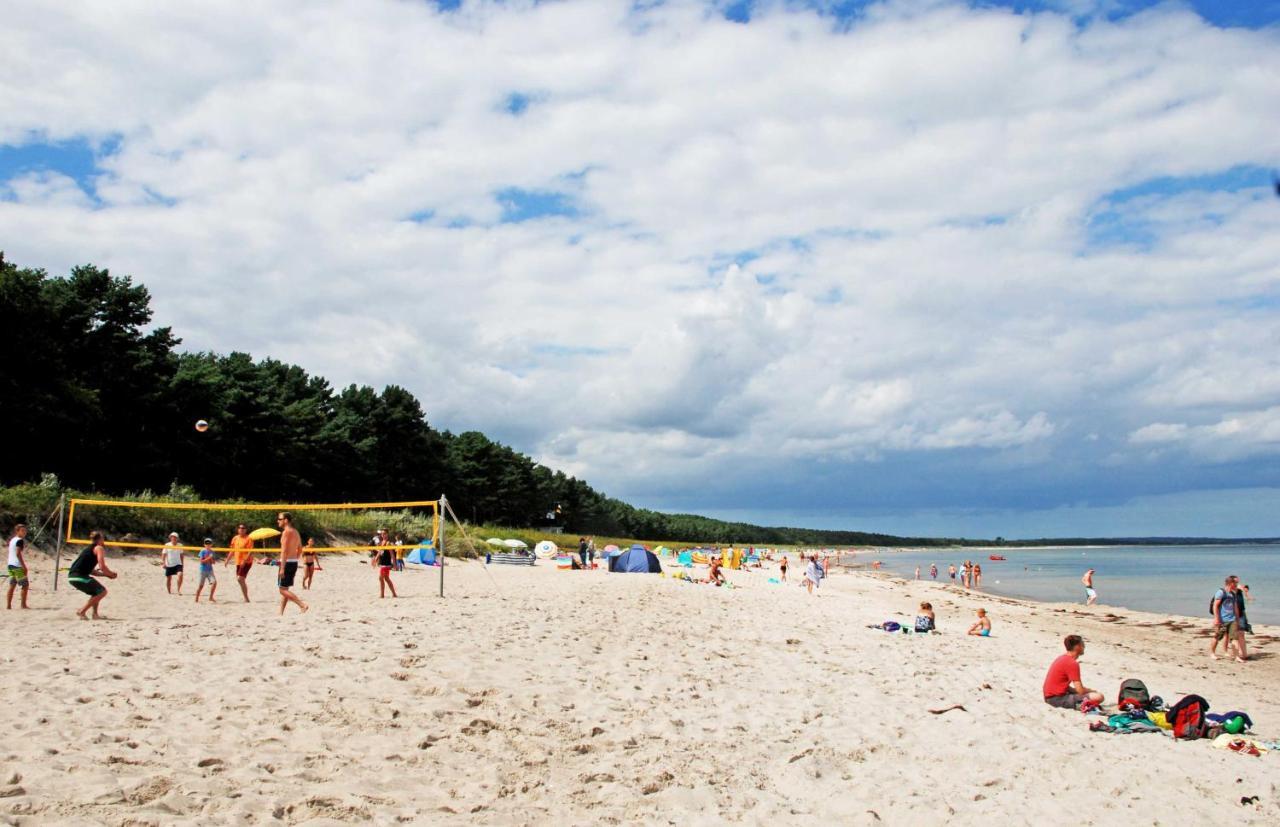Ferienhaus Zum Boddenstrand Mit Ka Groß Zicker Εξωτερικό φωτογραφία